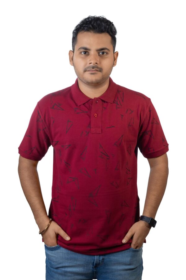 Maroon Polo T-Shirt