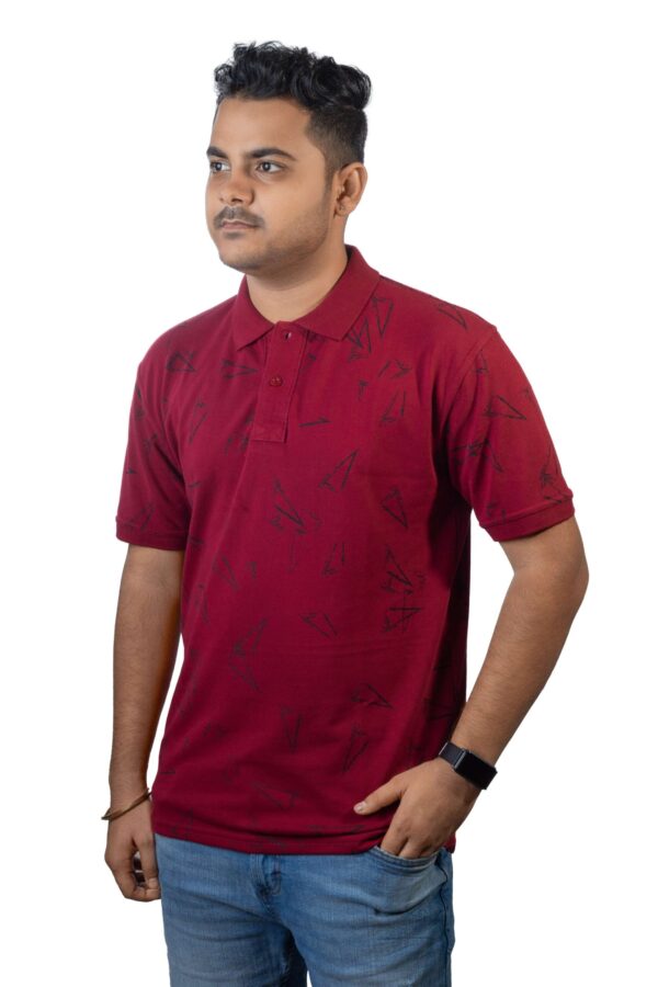 Maroon Polo T-Shirt