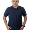 Navy Blue Polo T-Shirt with Pocket