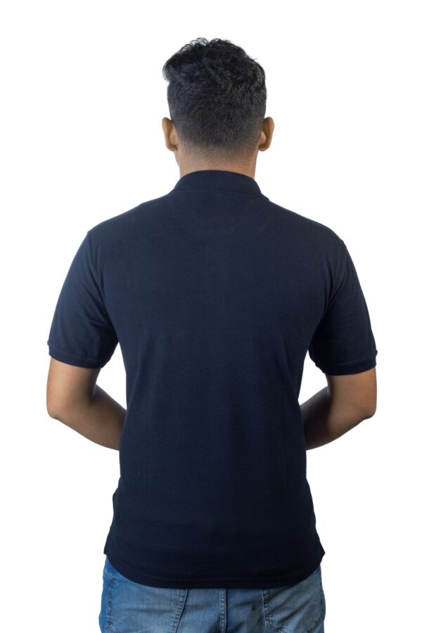 Navy Blue Polo T-Shirt with Pocket