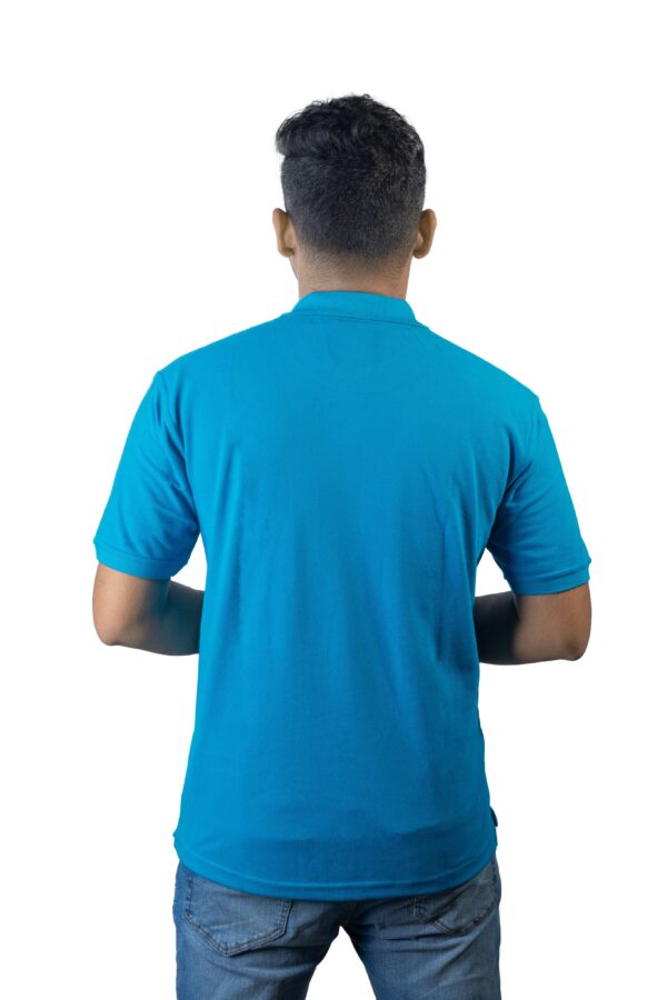 Turquoise Polo T-Shirt with Pocket