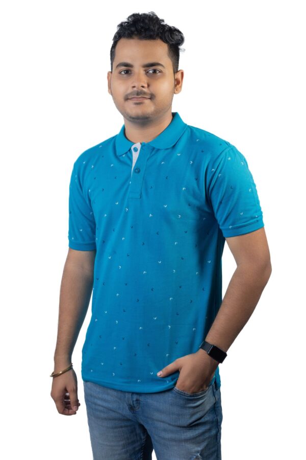 Turquoise Polo T-Shirt