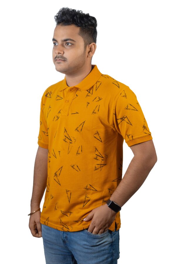 Mustard Yellow Polo T-Shirt