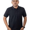Black Polo T-Shirt with Pocket