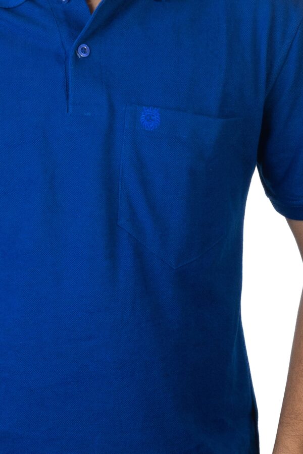 Royal Blue Polo T-Shirt with Pocket