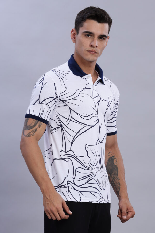 buy white classic polo t shirt