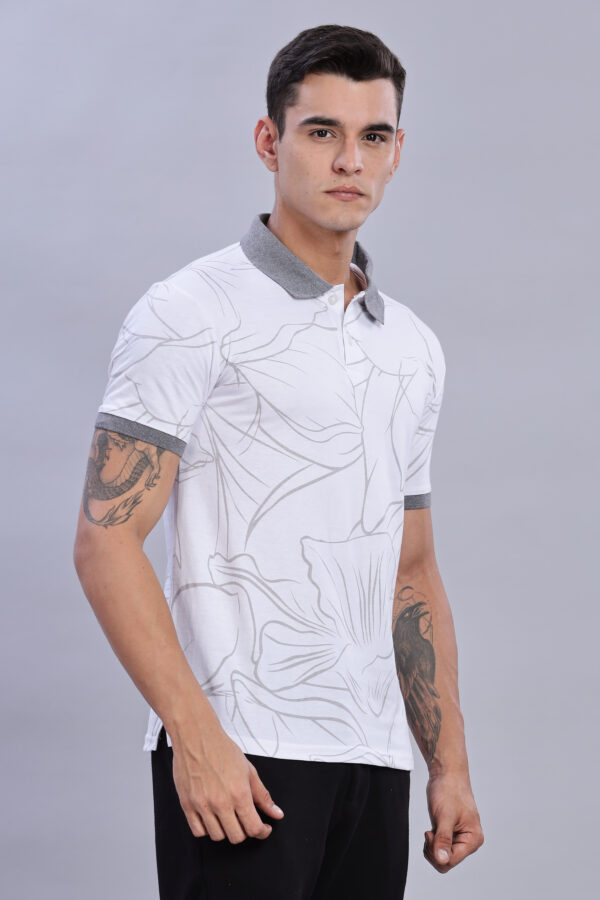 buy white classic polo t shirt